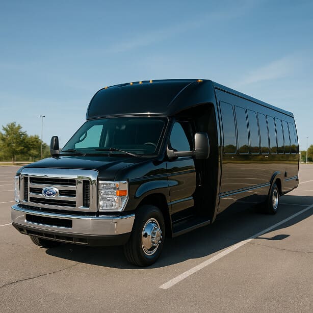 Arlington Shuttle Bus Rentals 18 Passenger Shuttle Bus