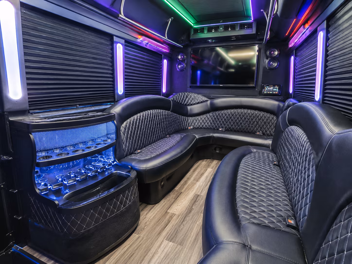 affordable arlington prom party bus prices split across your group