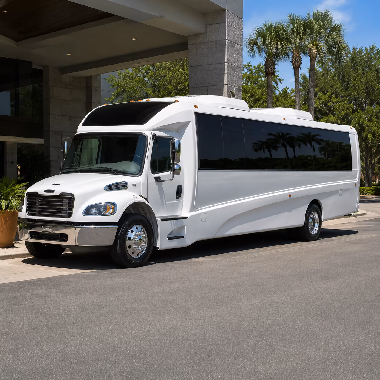 arlington hospital and campus shuttle bus rentals